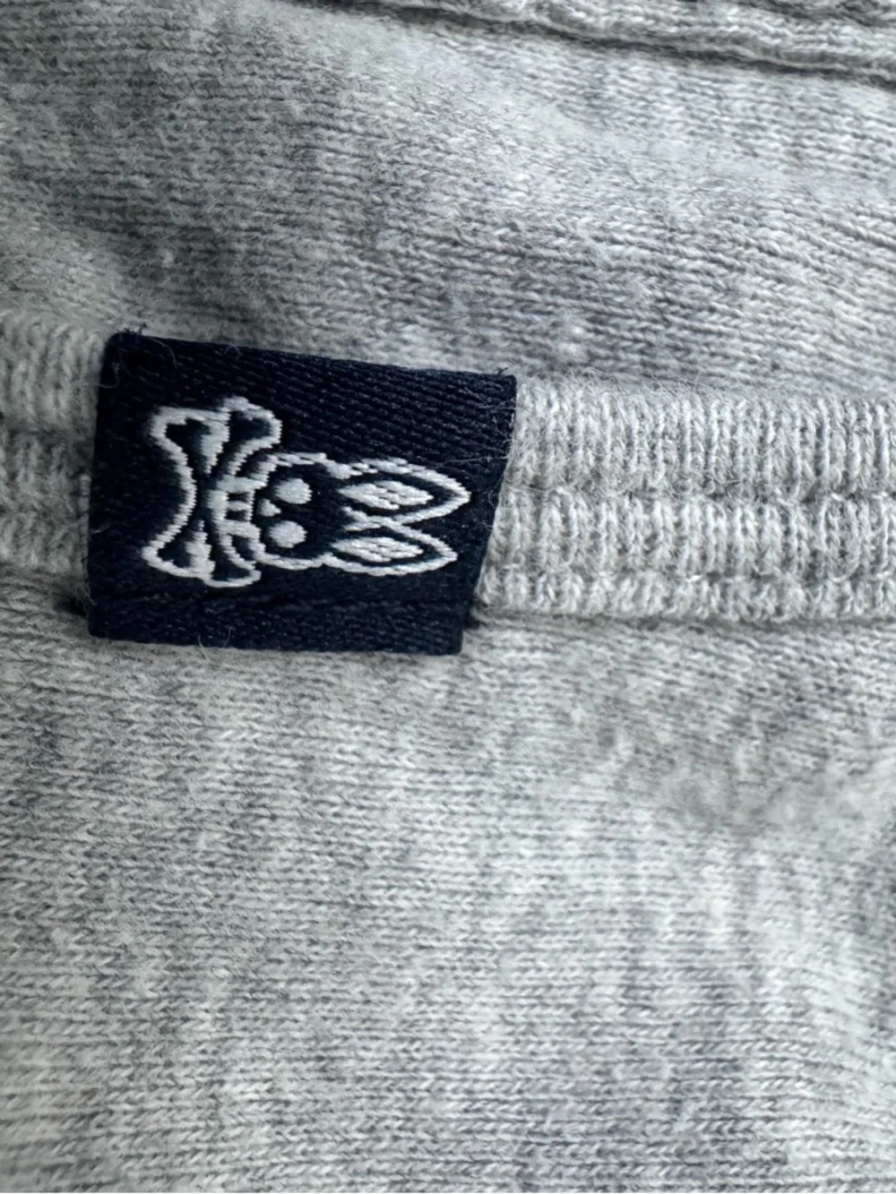 Psycho Bunny Light Gray Boxer Briefs with Navy Logo Waistband XL